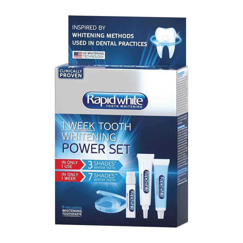 Rapid White Power Set Teeth Whitening Kit - Rapid White Tooth Whitening