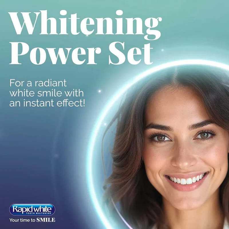 Rapid White Power Set Teeth Whitening Kit - Rapid White Tooth Whitening