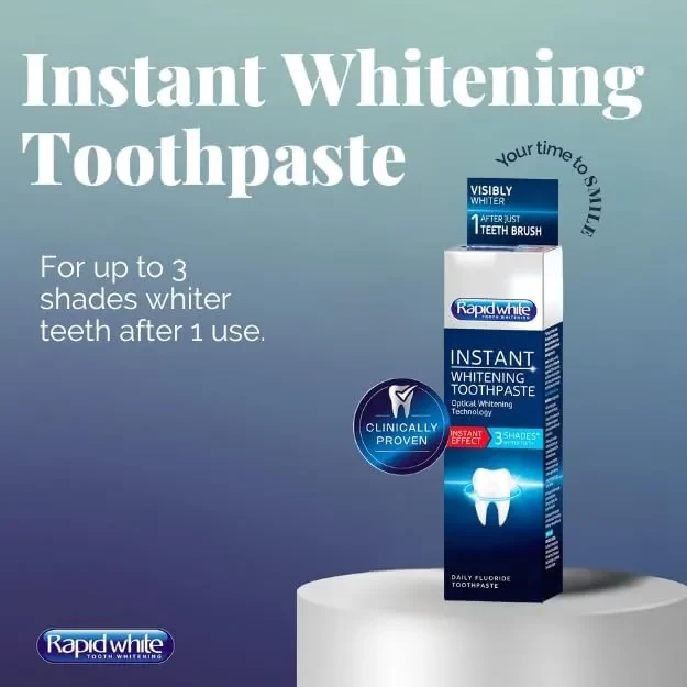 Rapid White Express White Toothpaste - 75 ml - Rapid White Tooth Whitening