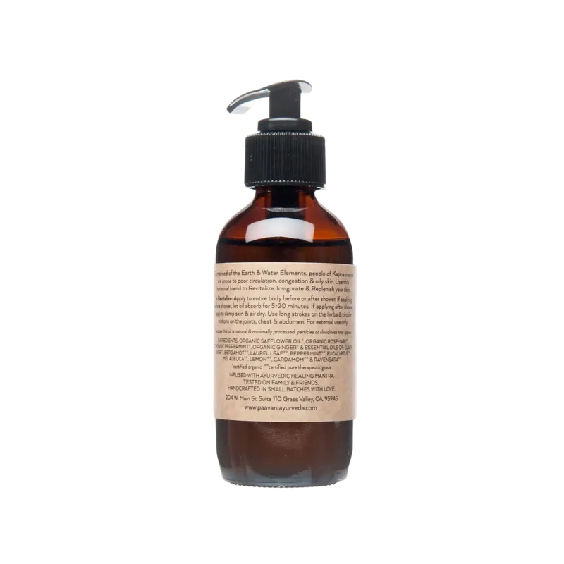 PAAVANI Ayurveda - Kapha Körperöl | Belebendes Abhyanga-Öl für fettige Haut