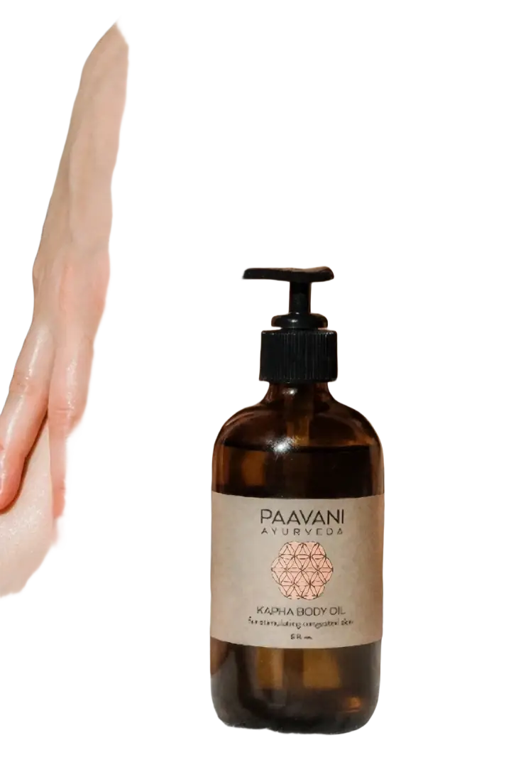 PAAVANI Ayurveda - Kapha Körperöl | Belebendes Abhyanga-Öl für fettige Haut