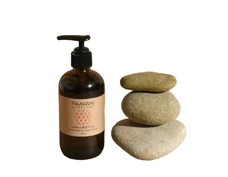 PAAVANI Ayurveda - Kapha Körperöl | Belebendes Abhyanga-Öl für fettige Haut