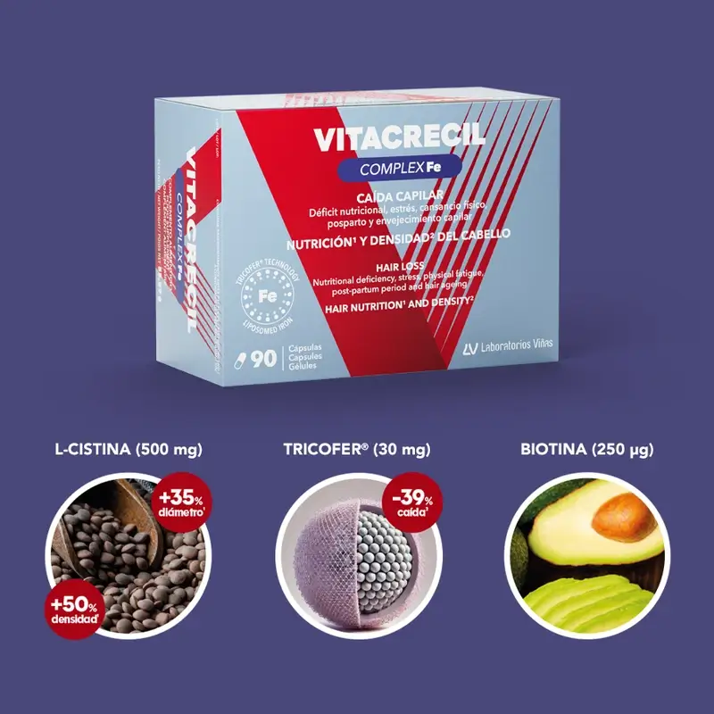 Vitacrecil Complex Fe, 90 capsules