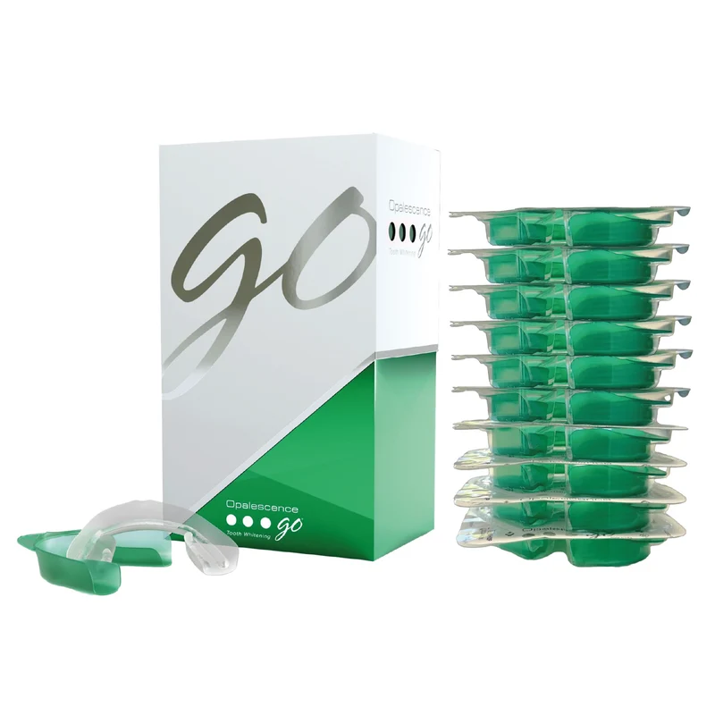 Opalescence Go 6% Mint | Kit of 10 Complete Trays + Opalescence Toothpaste