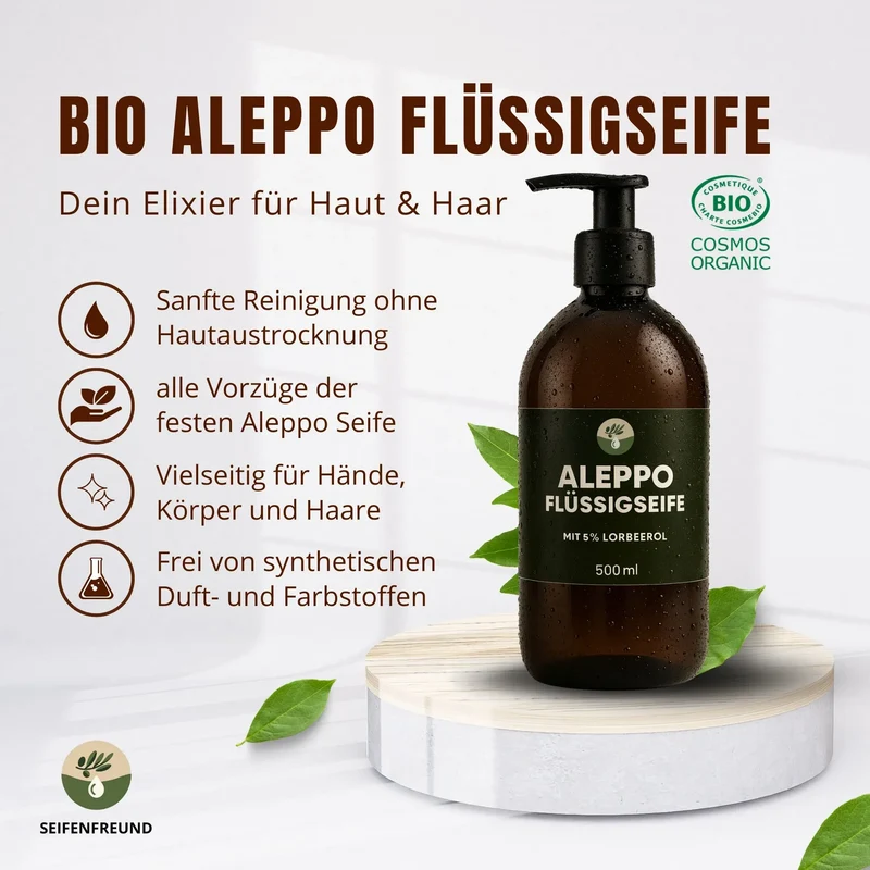 Premium BIO Aleppo Flüssigseife