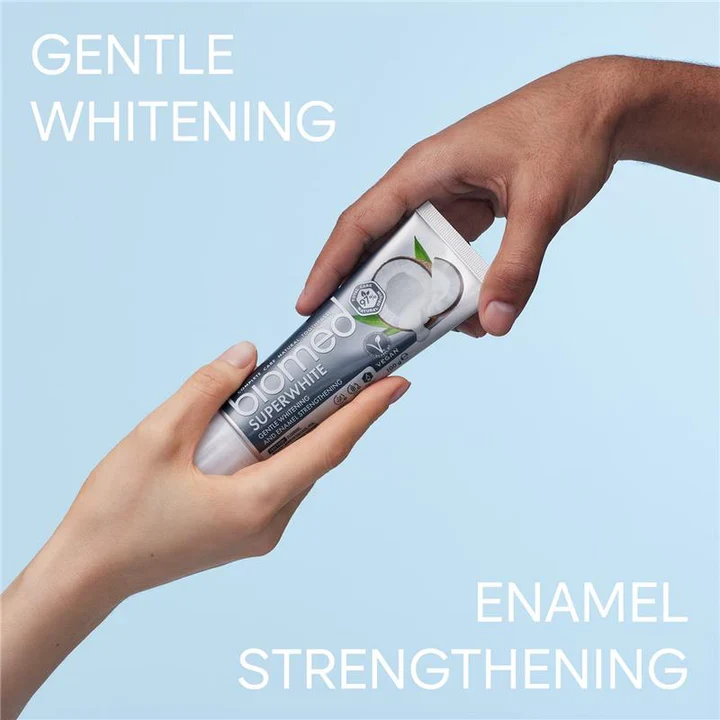 Biomed Superwhite Toothpaste - Natural Whitening with Coconut Oil - 100 g