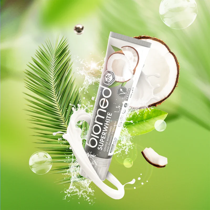 Biomed Superwhite Toothpaste - Natural Whitening with Coconut Oil - 100 g