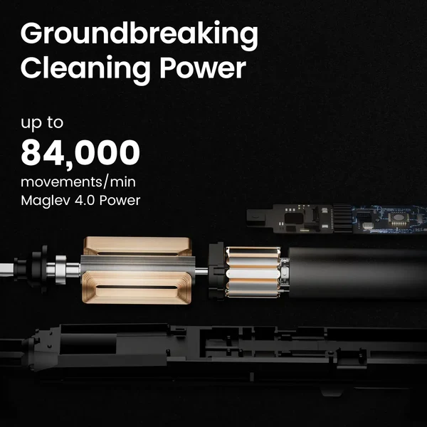 OCLEAN X Ultra Electric Toothbrush - Smart Sonic Electric Toothbrush with Touchscreen and Built-in AI