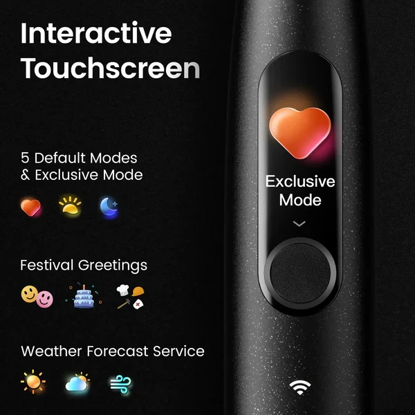 OCLEAN X Ultra Electric Toothbrush - Smart Sonic Electric Toothbrush with Touchscreen and Built-in AI