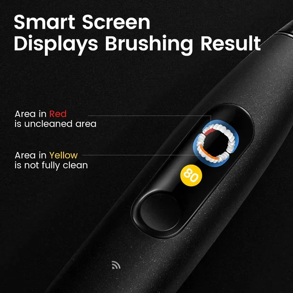 OCLEAN X Ultra Electric Toothbrush - Smart Sonic Electric Toothbrush with Touchscreen and Built-in AI