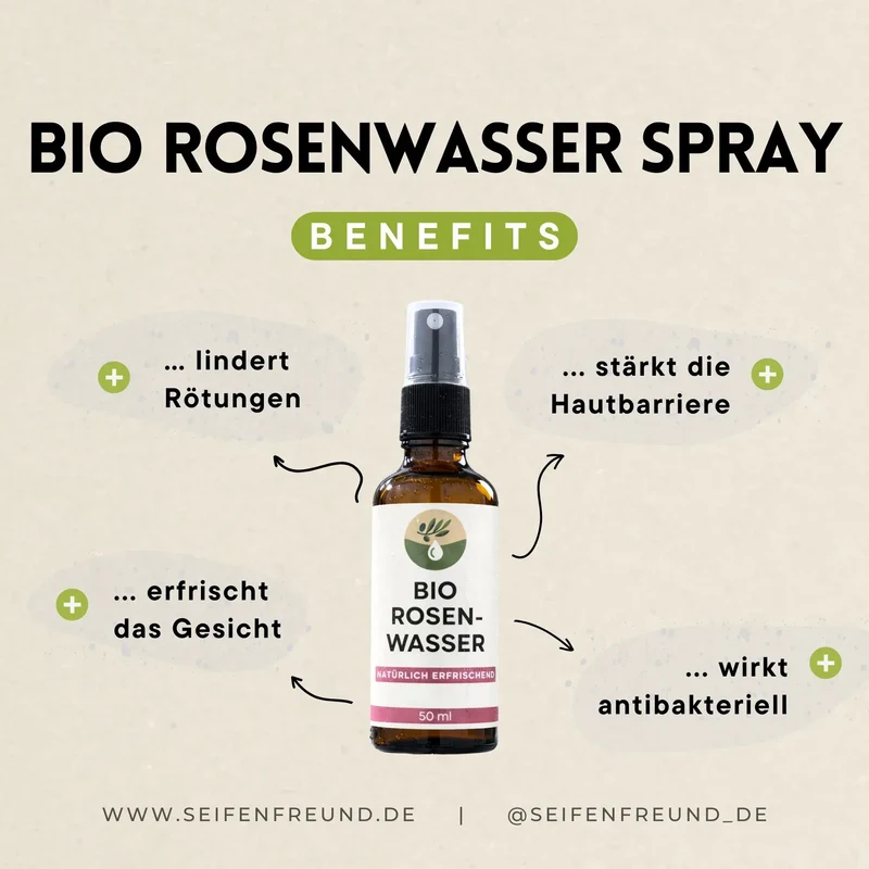Premium BIO Rosenwasser Spray