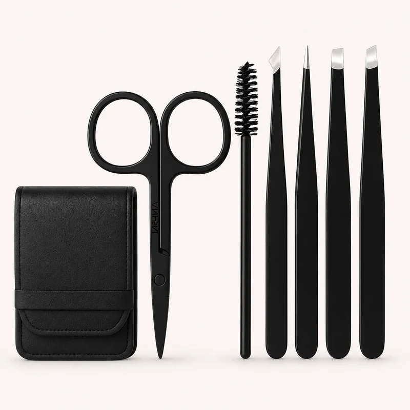 Premium Augenbrauenpflege Set (Edelstahl)