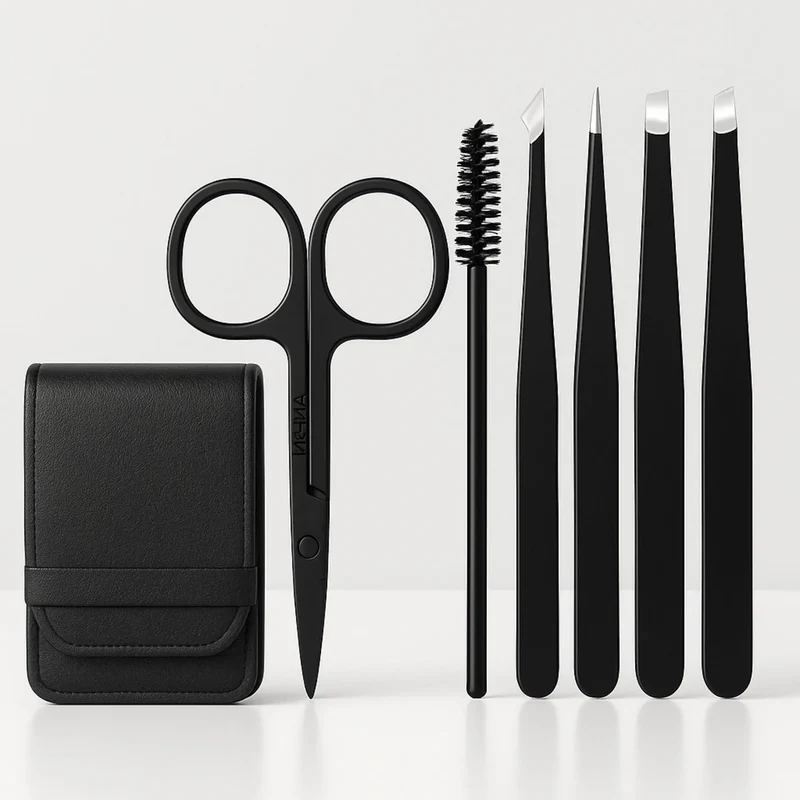 Premium Augenbrauenpflege Set (Edelstahl)