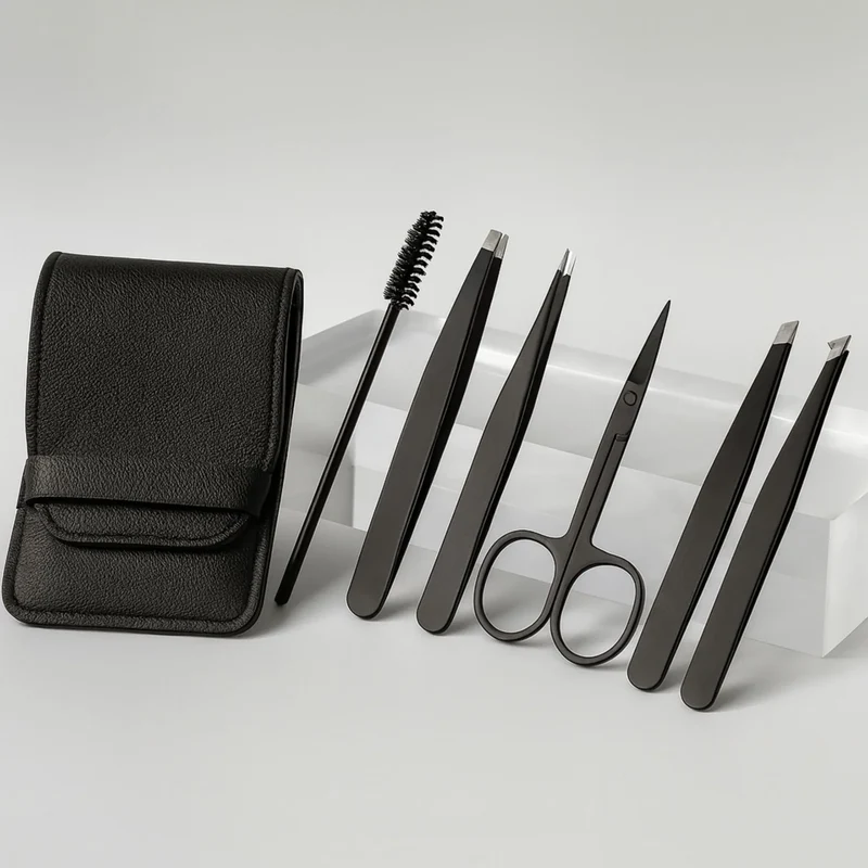 Premium Augenbrauenpflege Set (Edelstahl)