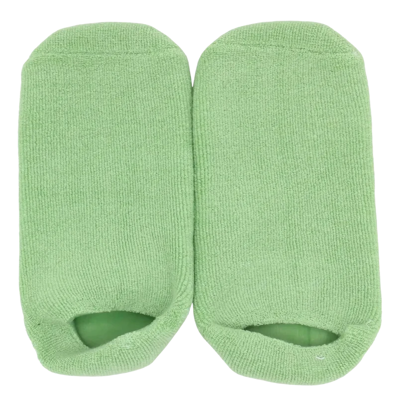 Feuchtigkeits- und Pflege-Socken mit Ölen – Grün – Zen'Arôme