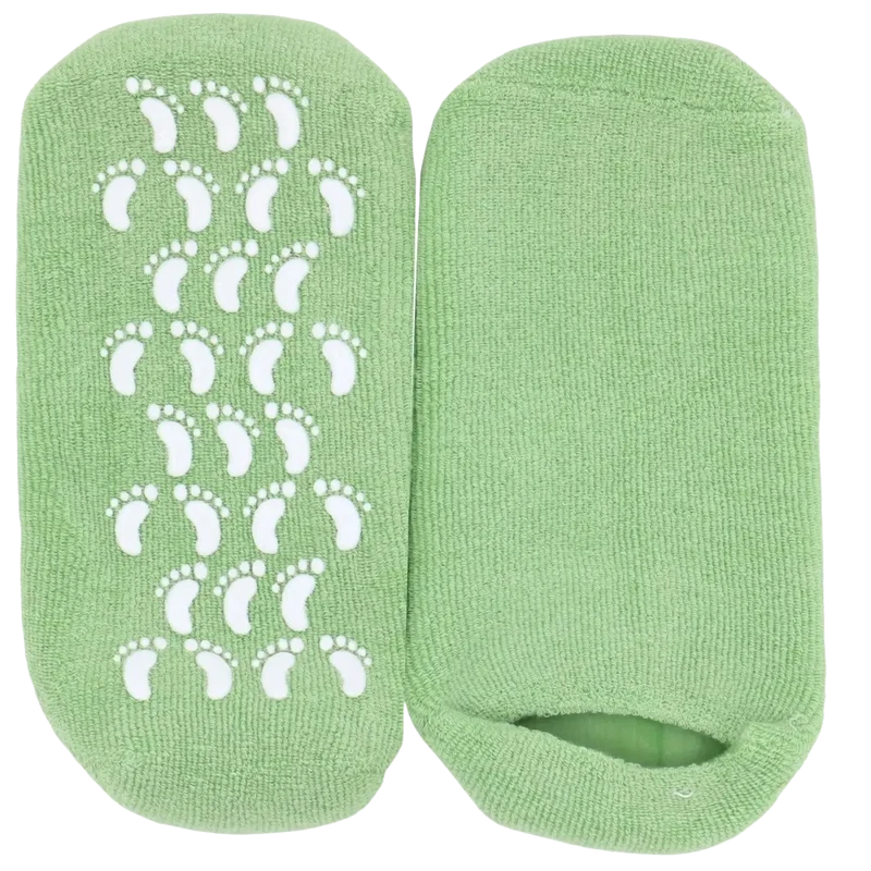 Feuchtigkeits- und Pflege-Socken mit Ölen – Grün – Zen'Arôme