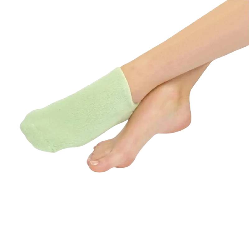 Feuchtigkeits- und Pflege-Socken mit Ölen – Grün – Zen'Arôme