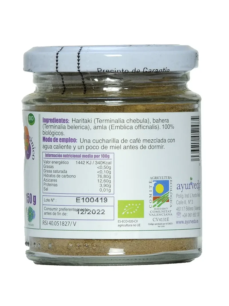 Triphala Churna Bio – Ayurvedische Kräutermischung mit Amla, Haritaki & Bibhitaki