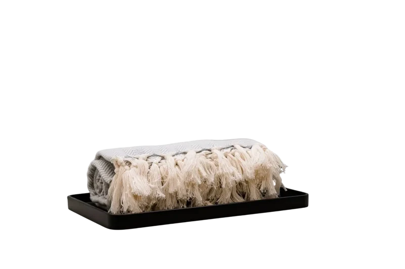 Ecobain „Couture Towel“ – Badetuch, Hamamtuch & Saunatuch im Fischgrätmuster 100x180cm