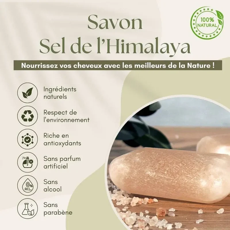 Natürliche Himalaya Salzseife