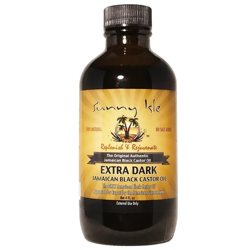 Extra dunkles jamaikanisches Schwarzes Rizinusöl 240ml – Intensiv pflegendes Rizinusöl für Haar, Kopfhaut, Bart und Haut