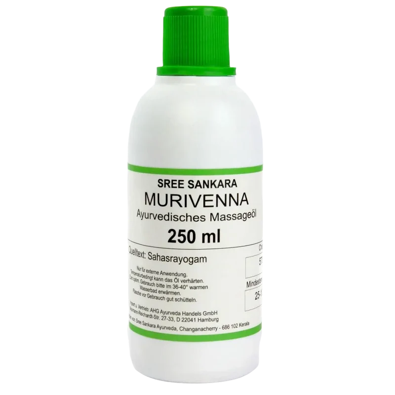 Murivenna 250 ml – Ayurvedisches Massageöl für Muskeln & Heilung