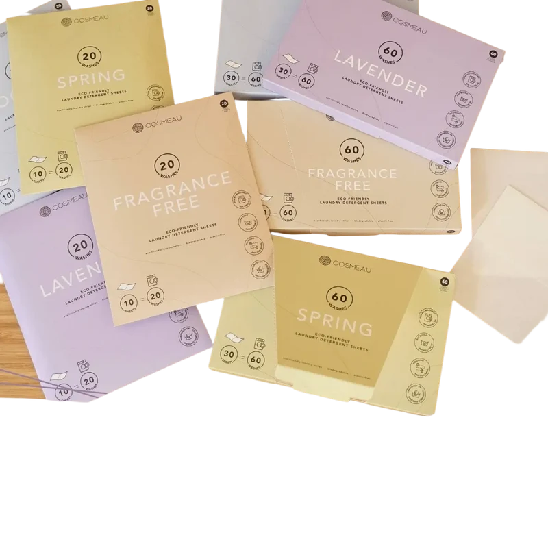 Bamboozy x Cosmeau - Cosmeau Wäschetücher Frühling, umweltfreundlich