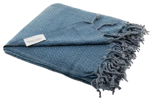 Hammamtuch Bird Eye Petrol – Elegantes Baumwolltuch für Sauna, Strand & Yoga 100x180cm