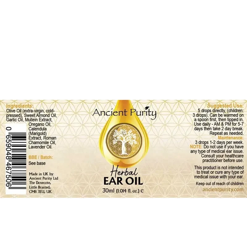 Ohröl-Formel 30 ml (Königskerze, Oregano, Olive)