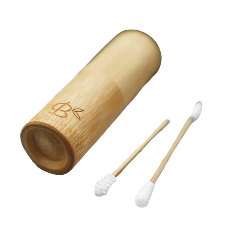 Wiederverwendbare Bambus-Wattestäbchen aus 100% Bio – Plastikfrei & nachhaltig für Make-up & Nagellack