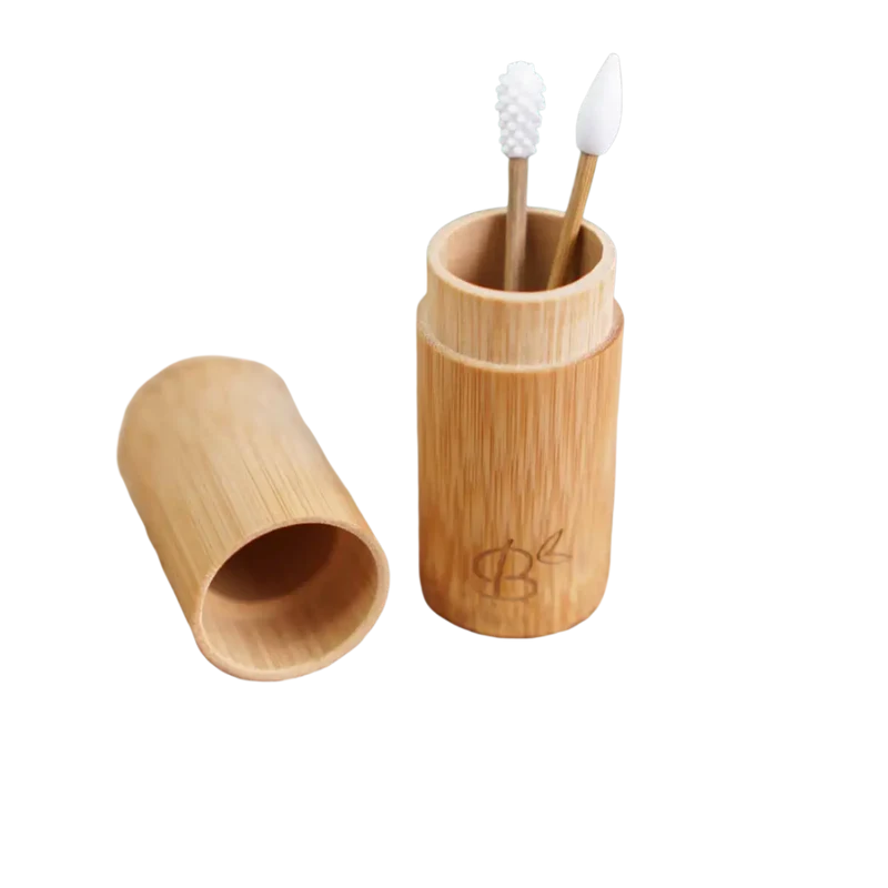 Wiederverwendbare Bambus-Wattestäbchen aus 100% Bio – Plastikfrei & nachhaltig für Make-up & Nagellack