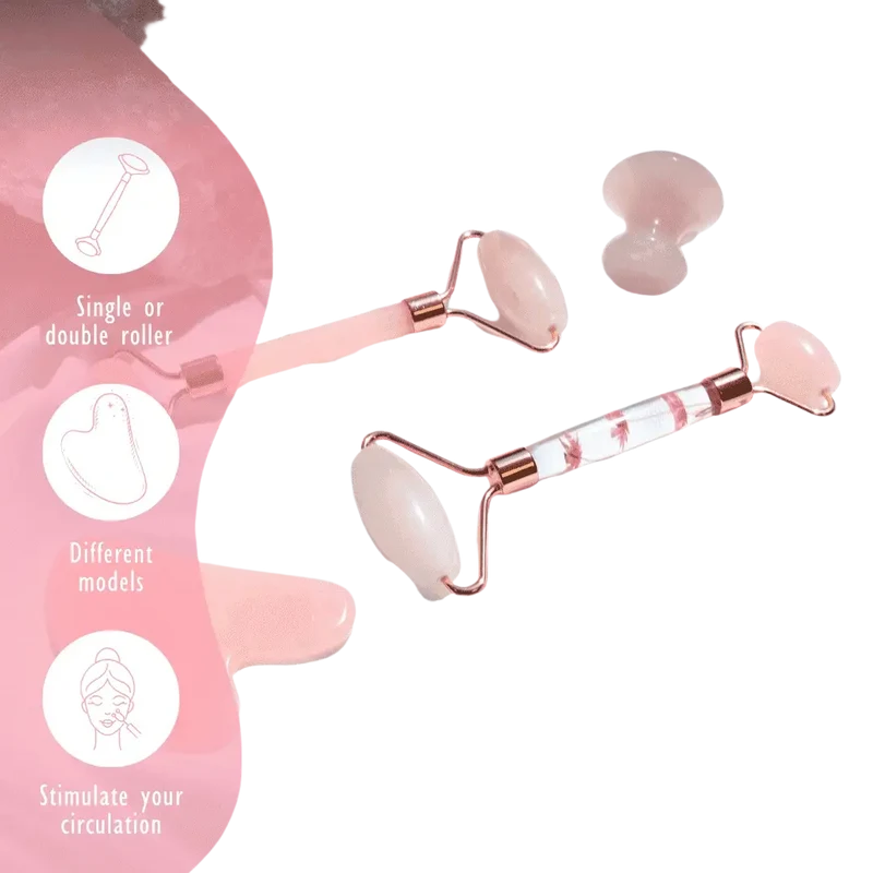 Gua Sha Weißquarz-Massagegerät – Klarheit & Frische für deine Haut