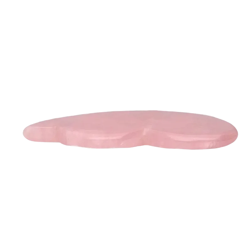 Gua Sha Rosenquarz „Kürbis“