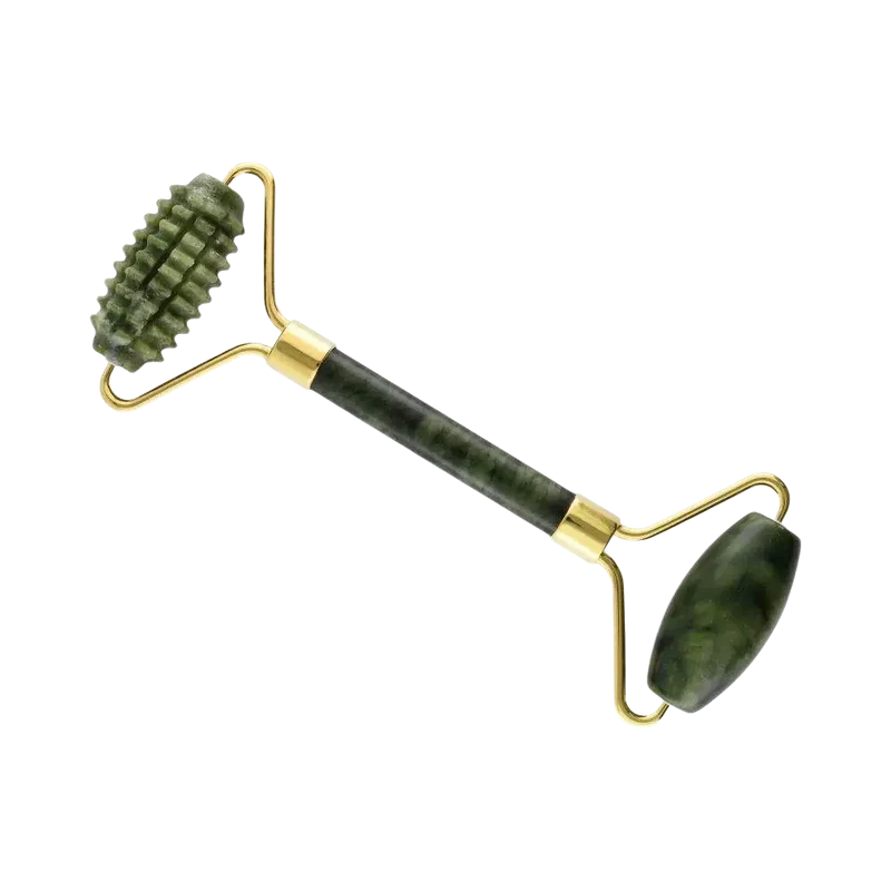 Spiky Jade mit Rollenmassagegerät