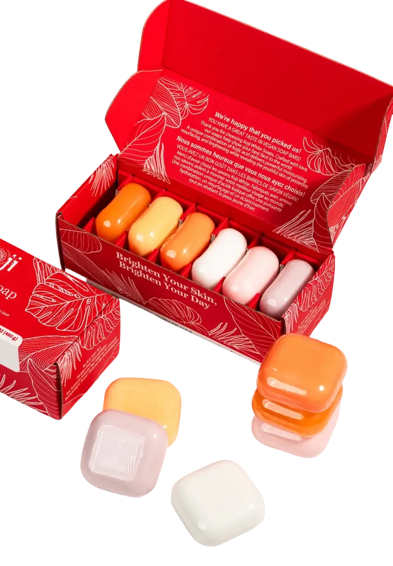 Koji White - Geschenk-Set mit kojisäure-hautaufhellender Seife