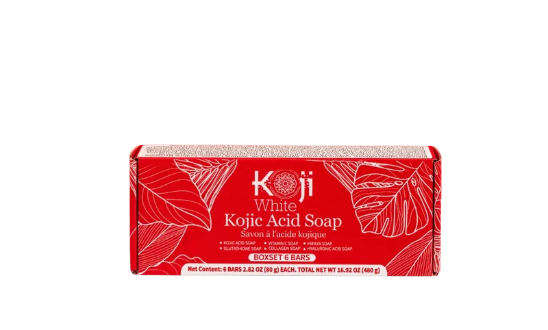 Koji White - Geschenk-Set mit kojisäure-hautaufhellender Seife