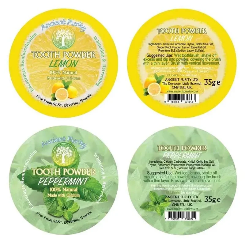 Zahnpulver Zitrone 30g