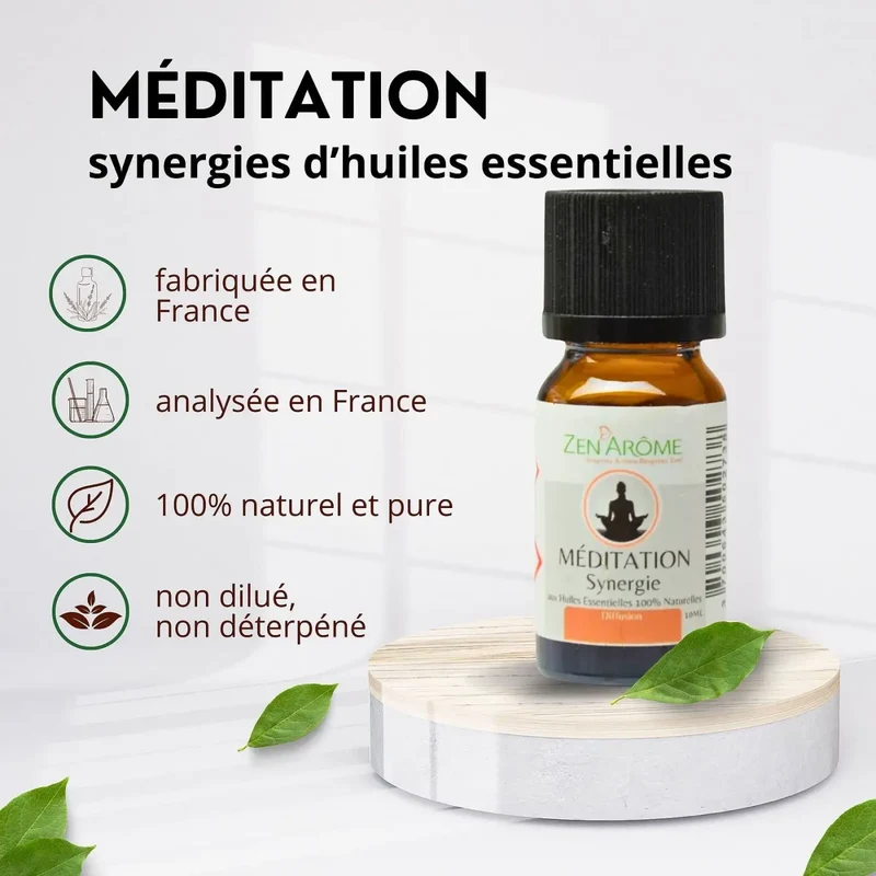 Zen'Arôme - Meditations-Ätherische-Öl-Mischung für Diffusor – 10 ml