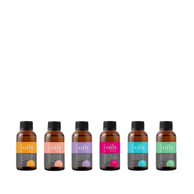 Glamza Premium Ätherische Öle , 100% rein und natürlich