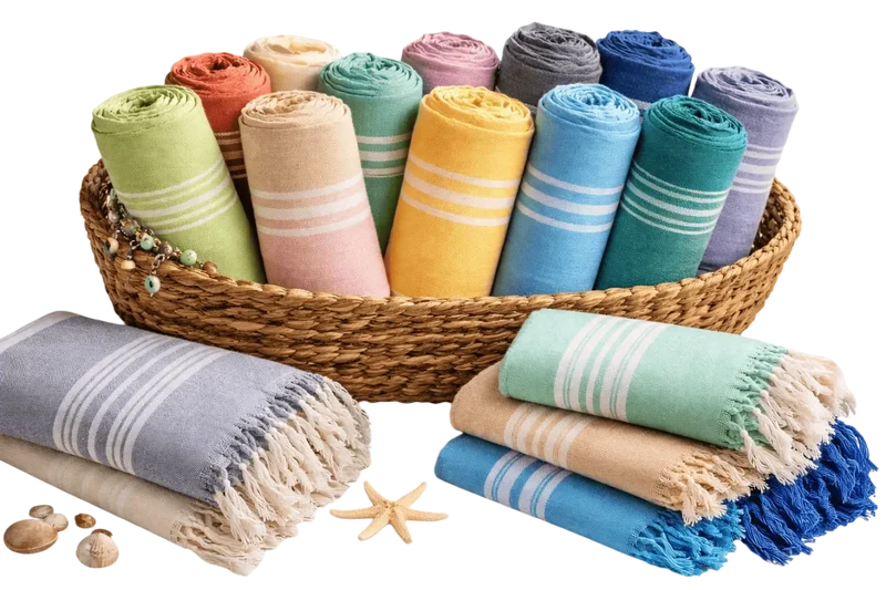 Hamamtuch, Strandtuch, Saunatuch, Badetuch, Pestemal, Eco, Massagetuch 100x180cm