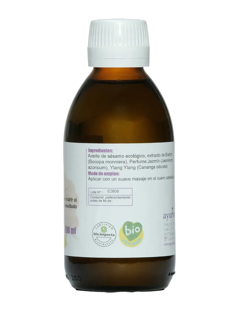 Brahmiöl 200 ml – Ayurveda Haar- & Kopfhautöl