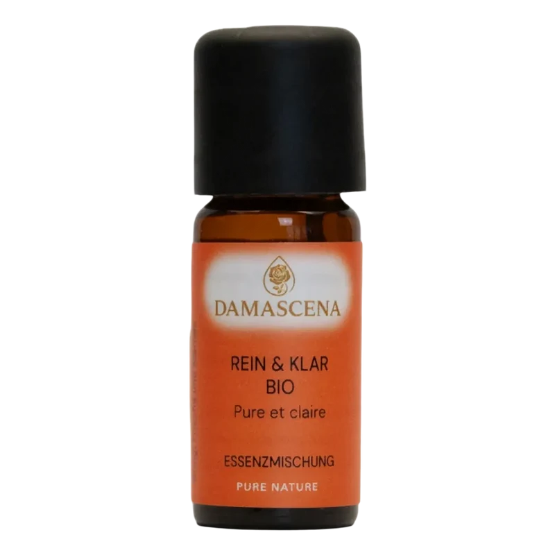 Damascena Rein & Klar BIO Essenzmischung 10 ml – Naturreine Duftmischung für Klarheit, Frische und innere Balance
