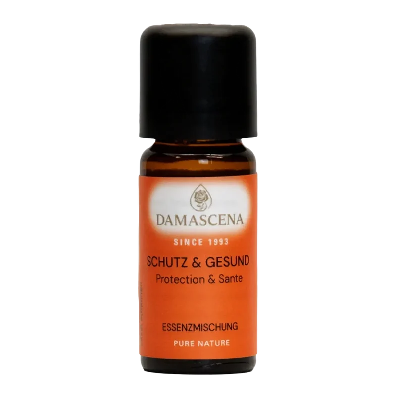 Damascena Schutz & Gesund BIO Essenzmischung 10 ml – Naturreine Duftmischung für Frische, Wohlbefinden und eine harmonische Raumatmosphäre