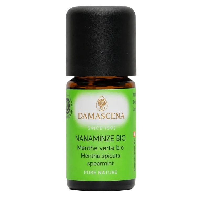 Damascena Nanaminze BIO Ätherisches Öl 5 ml – Naturreines Spearmintöl für Frische, Klarheit und Wohlbefinden
