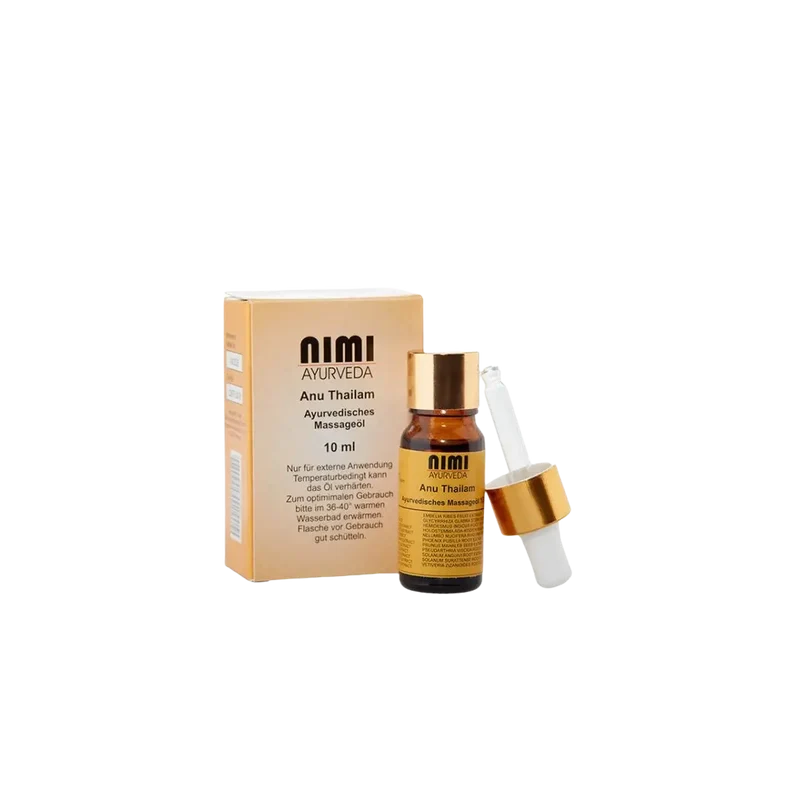 Nimi Anu Thailam 10 ml – Ayurvedisches Massageöl für Nase, Kopf & Atemwege