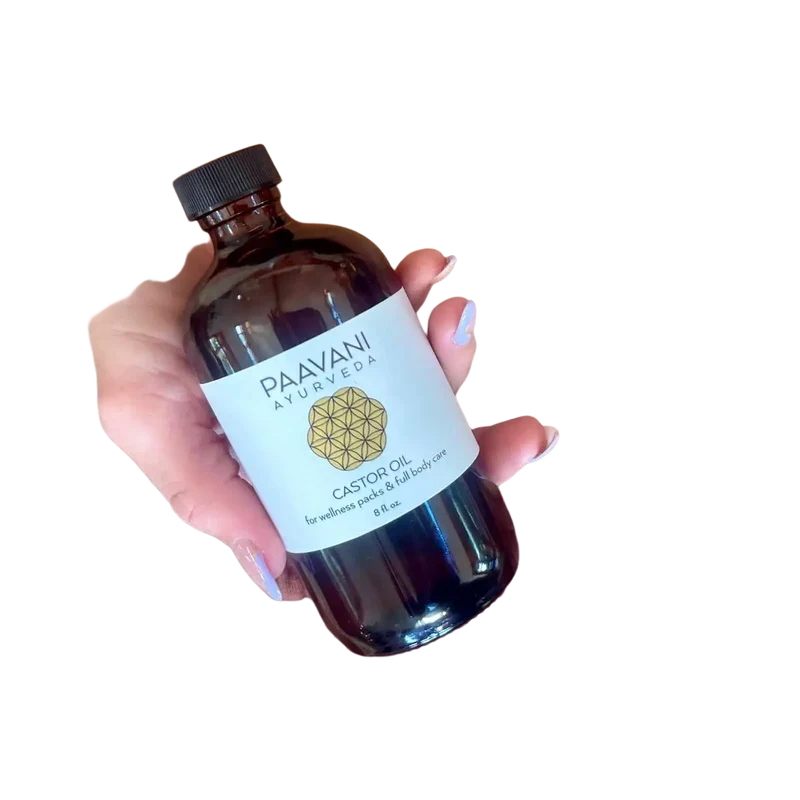 PAAVANI Ayurveda - Rizinusöl | Ayurvedisches Mehrzwecköl für Wohlbefinden & Körper