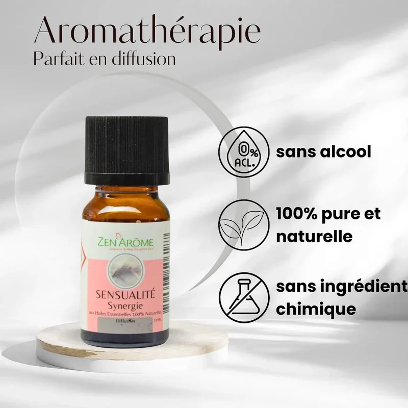 Zen'Arôme - Ätherische Öl-Synergie Sensualität für Diffusor – 10 ml