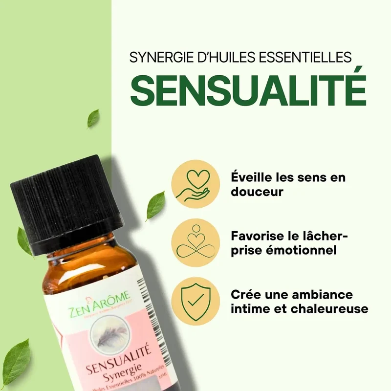 Zen'Arôme - Ätherische Öl-Synergie Sensualität für Diffusor – 10 ml
