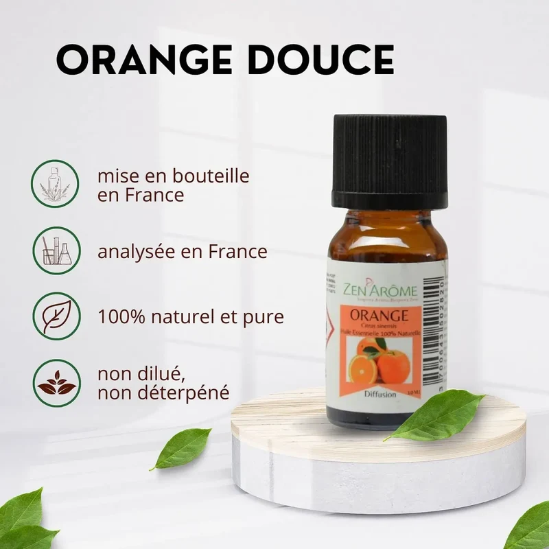 Zen'Arôme - Ätherisches Süßorangenöl – 100 % natürlich – 10 ml