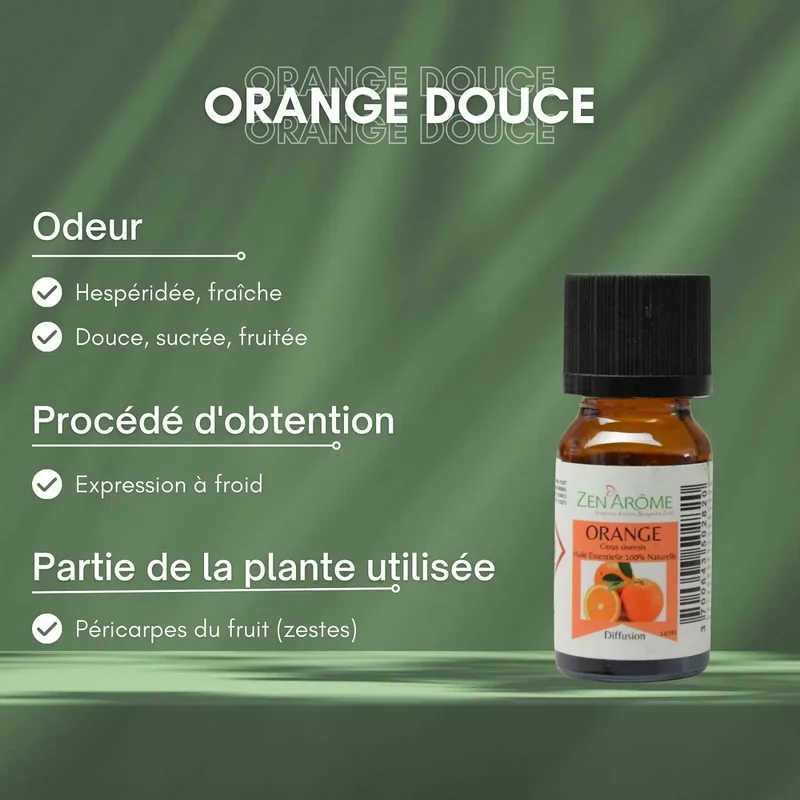 Zen'Arôme - Ätherisches Süßorangenöl – 100 % natürlich – 10 ml